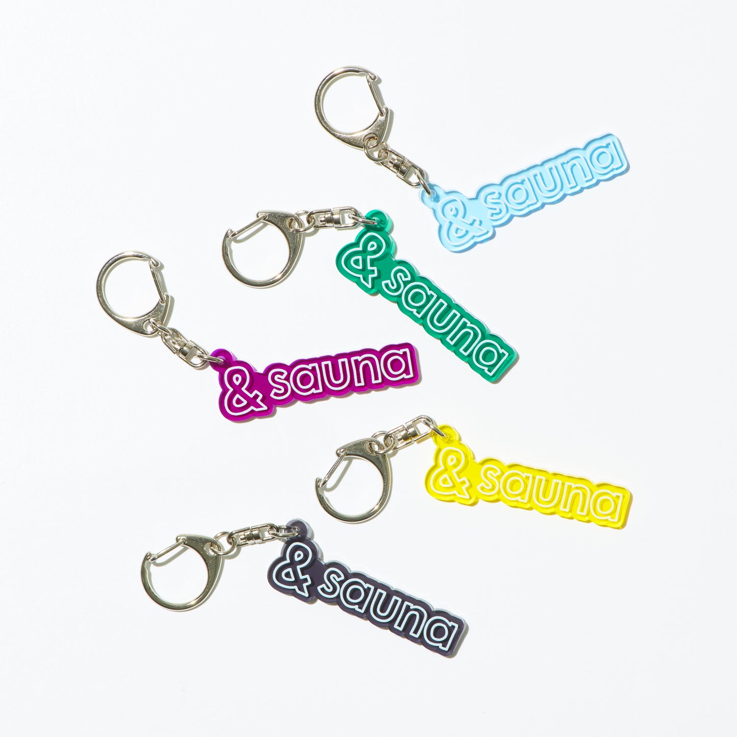 Logo key chain (yellow)