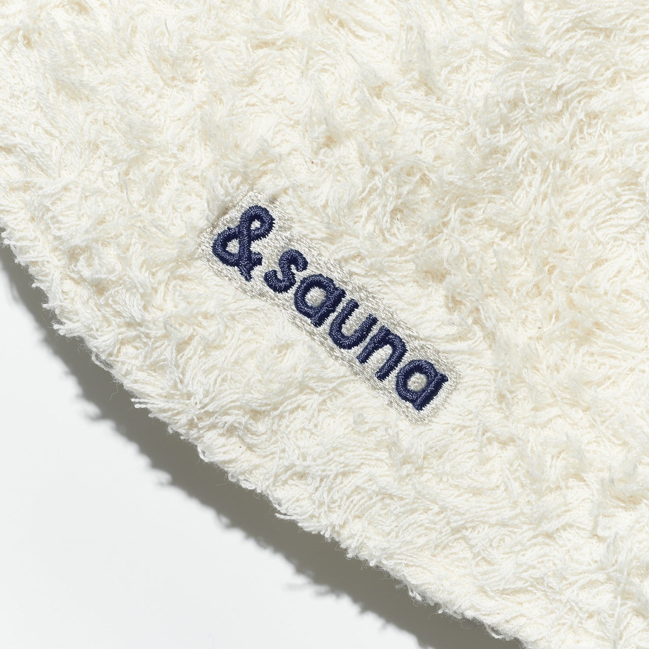 Sauna hat (white×navy)