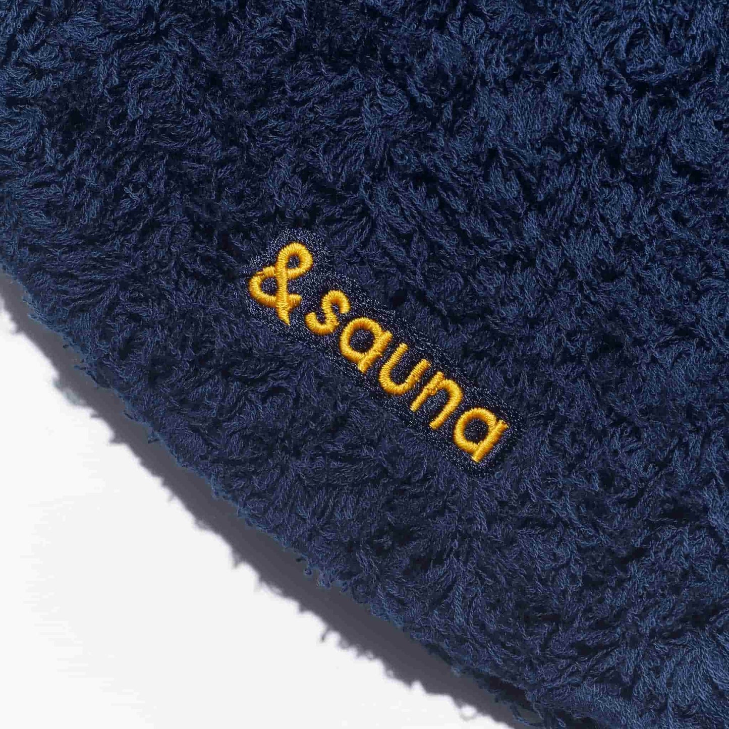 Sauna hat (navy×yellow)