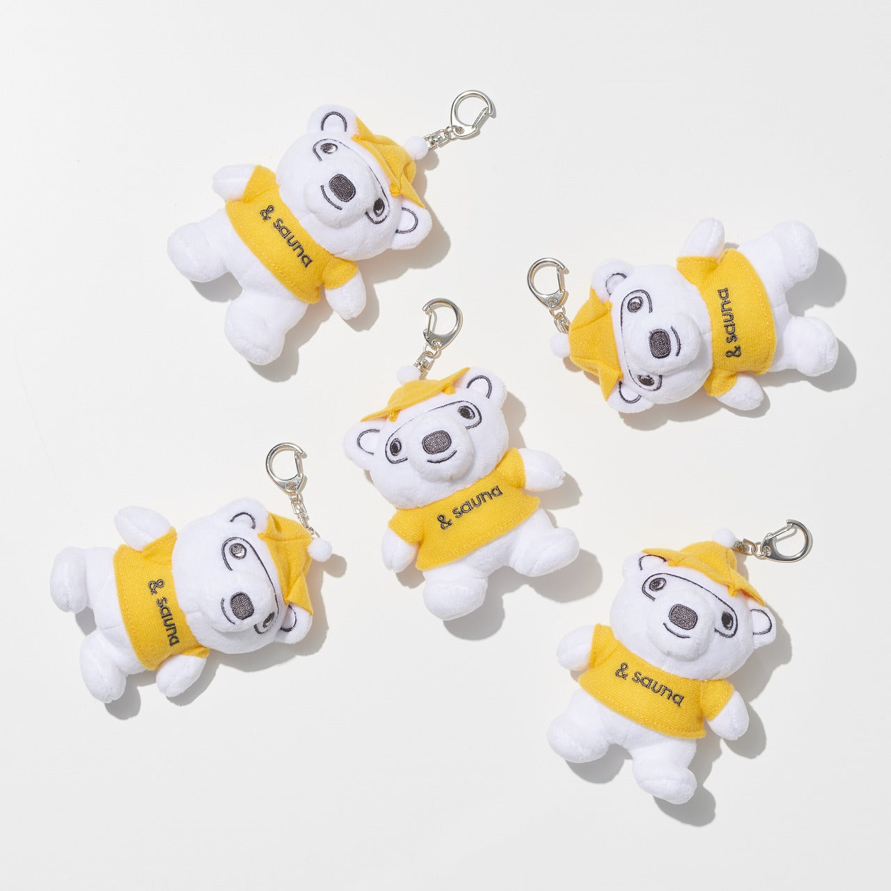 サウナギフト キーホルダー サクマくんぬいぐるみキーホルダー 熊 クマ サウナー ポーチ バッグ リュックにつける サ活 グッズ 温泉 キャラクター