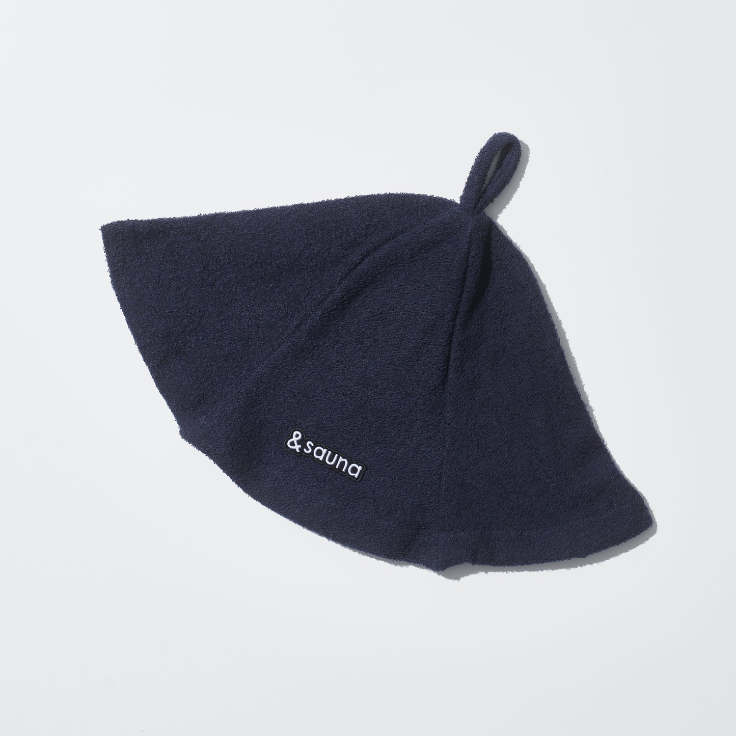 サウナ愛好家 アイテム Light Sauna hat navy 軽量サウナハット 初心者向け コスパ最高 コンパクトで持ち運びやすい 速乾 洗濯可