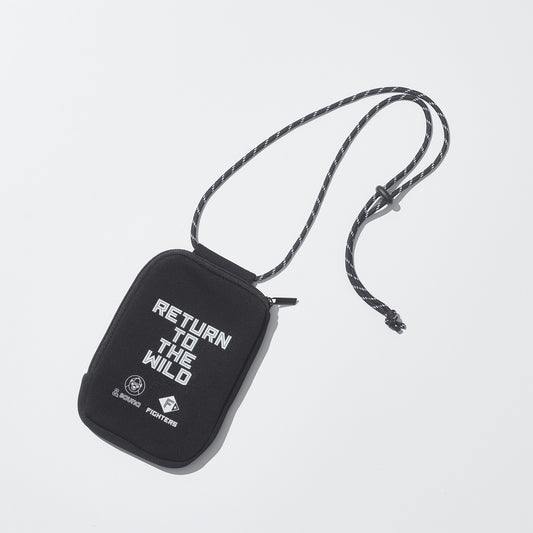 FIGHTERS &sauna サコッシュ 北海道日本ハムファイターズ コラボバッグ 限定 日ハムファン サウナ愛好家 クッション性 デイリー アウトドア 便利