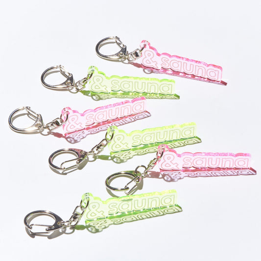 Logo key chain (neon)