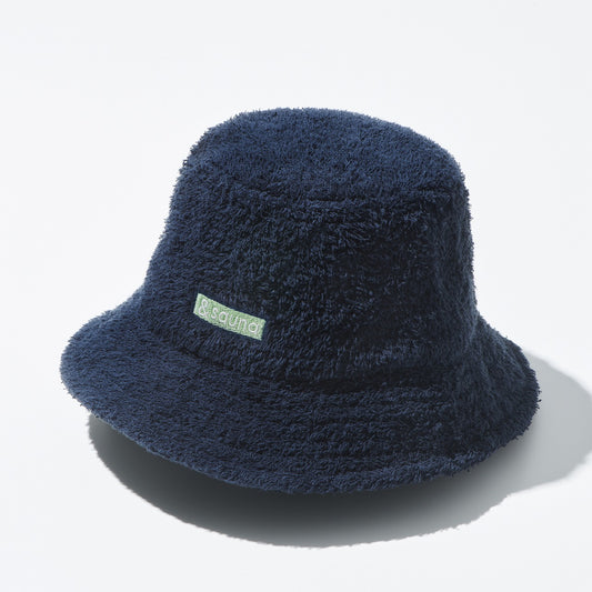 Bucket Sauna hat (navy×sage)