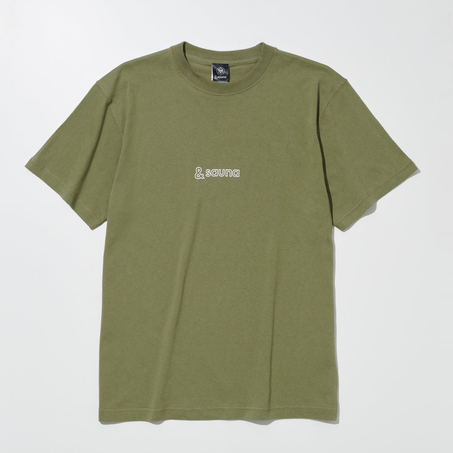 &sauna Tee(khaki×white)