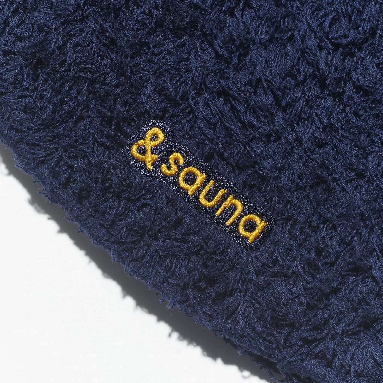 Sauna hat  (navy×yellow)