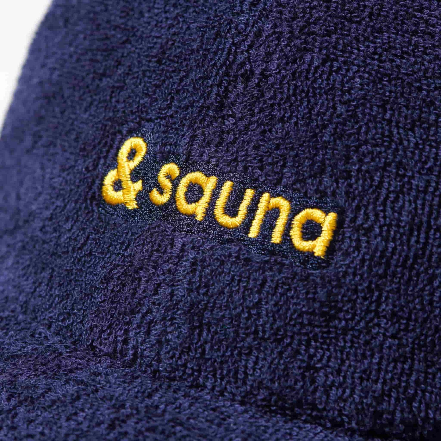 Baseball Sauna cap（navy×yellow）