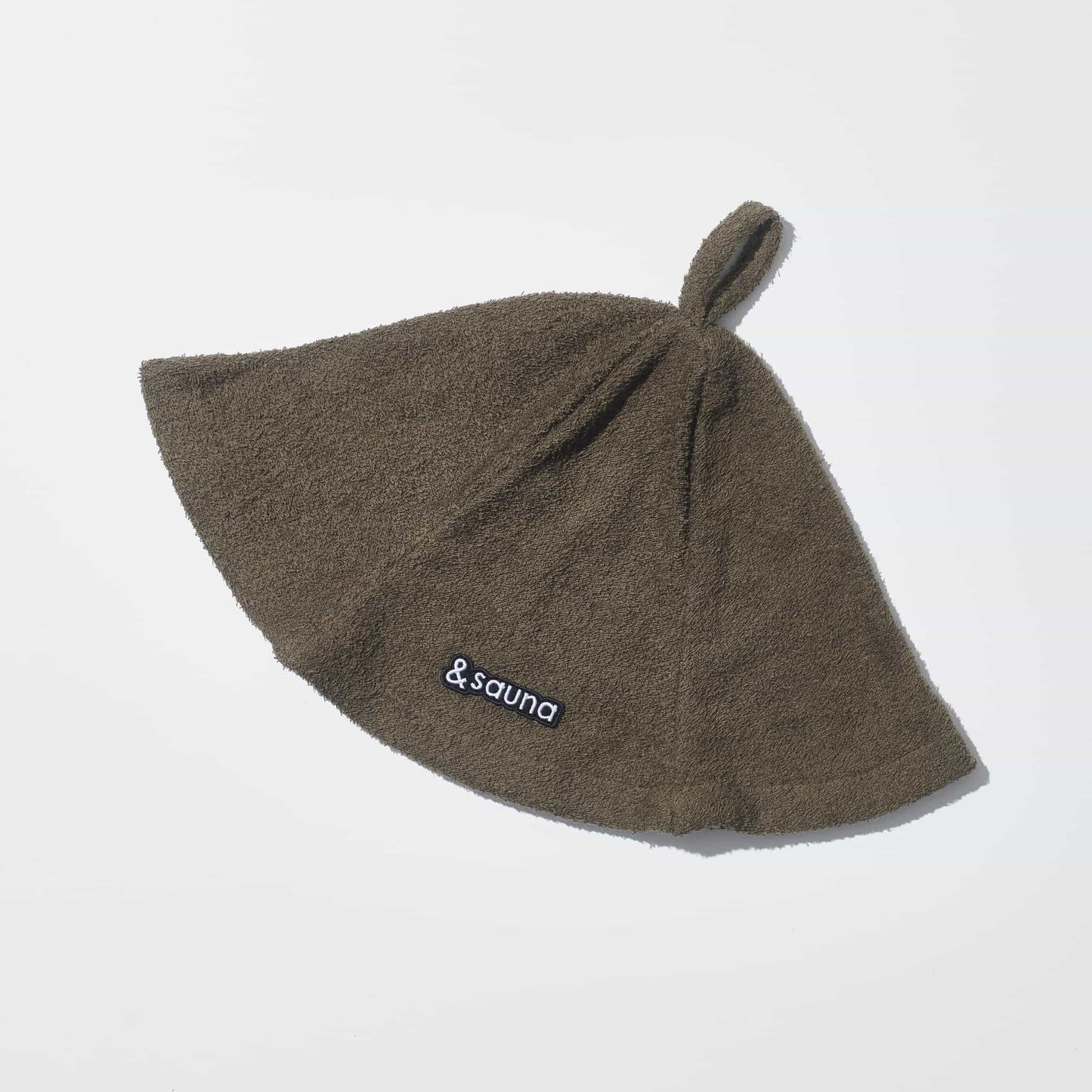 Light Sauna hat ＆ Sauna mat (olive)