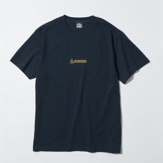 &sauna Tee(navy×yellow)